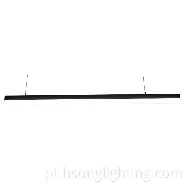 Luz linear suspensa de acrílico 1200 mm 4ft IP33 LED LIDELA LIMEAR 28W para iluminação interna